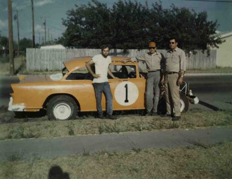 Left to Right: Dave Yeager, Garland Short, Jim Parker. Lubbock, 1969.